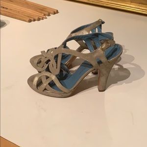 Italian designer high heel sandals.